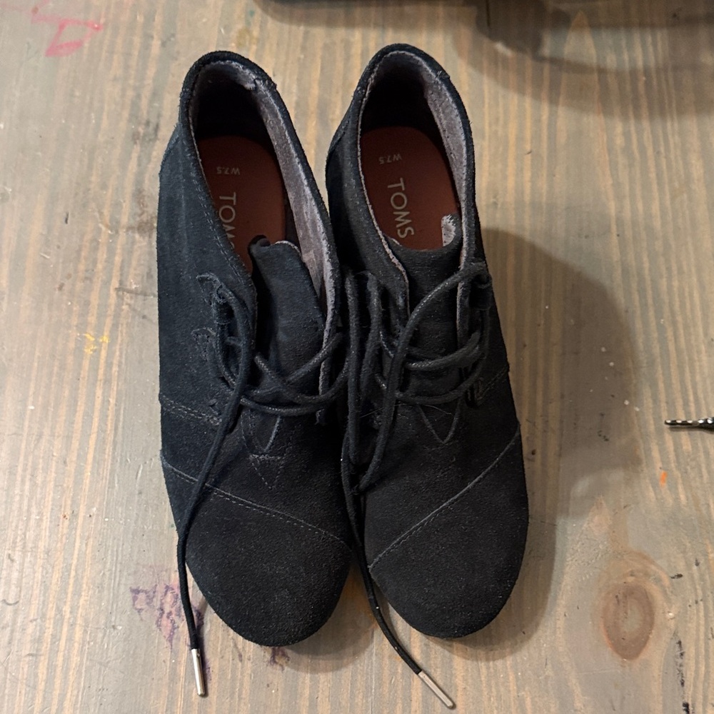 TOMS Wedge Booties